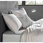 2x Satinado II Kissenbezug Baumwolle Satin Hellbeige 50 x 50 cm 2