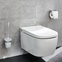 Neo Rollenhalter mit Deckel Edelstahl Silber 2
