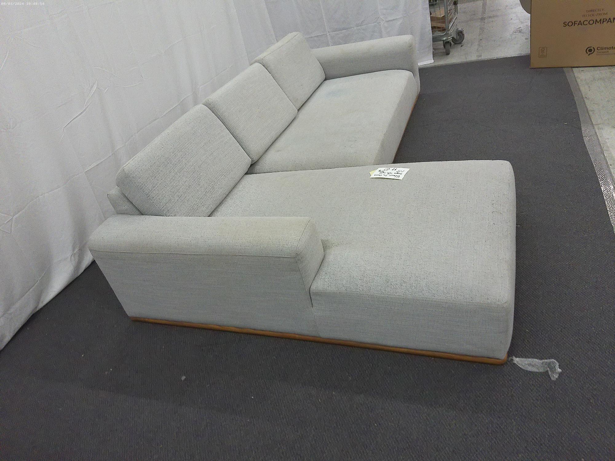 Vilmar Sofa 3-Sitzer Récamiere Links Talent Cool Grey 5