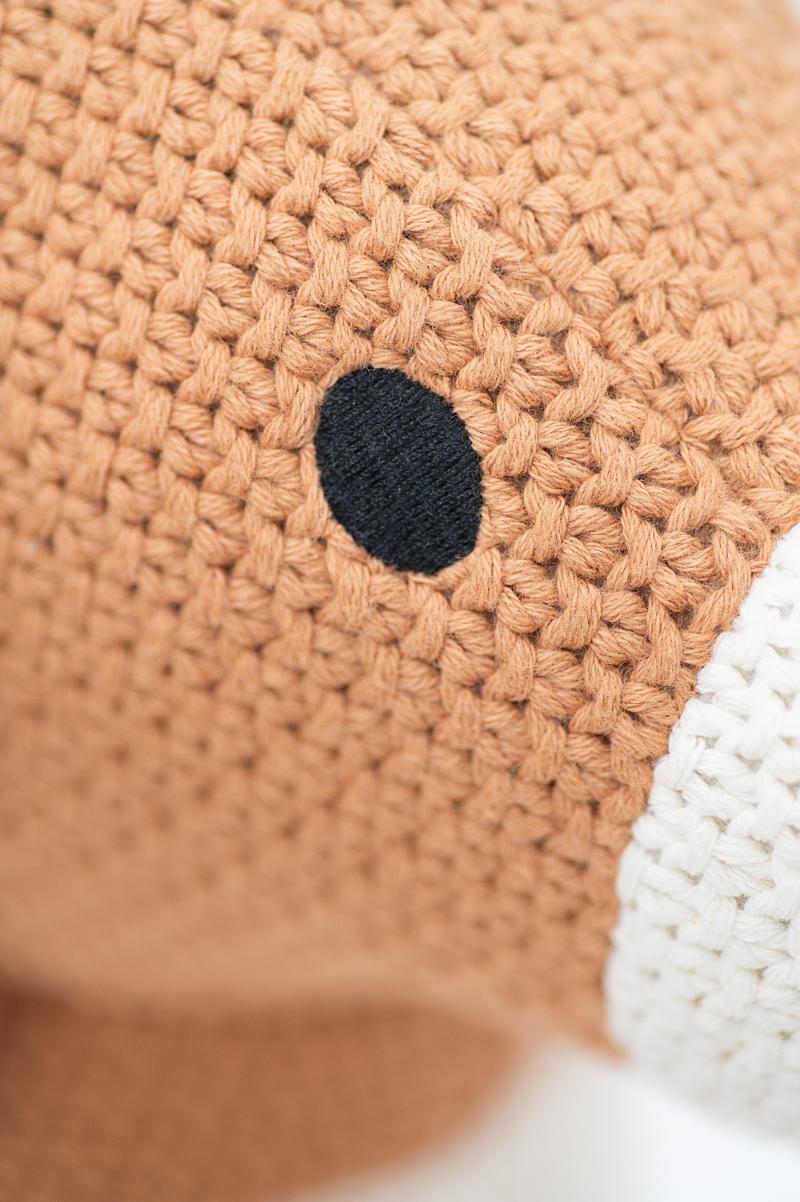 Dog Plush Cotton Brown 4