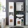 Spiegelschrank Astris Matt Weiß 3