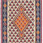 Kilim Senneh Teppich Mehrfarbig 0