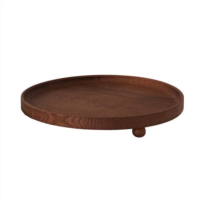 Inka Wood Tray Round - Large 0