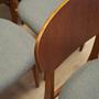 6x Dining chair teak 1970s 5