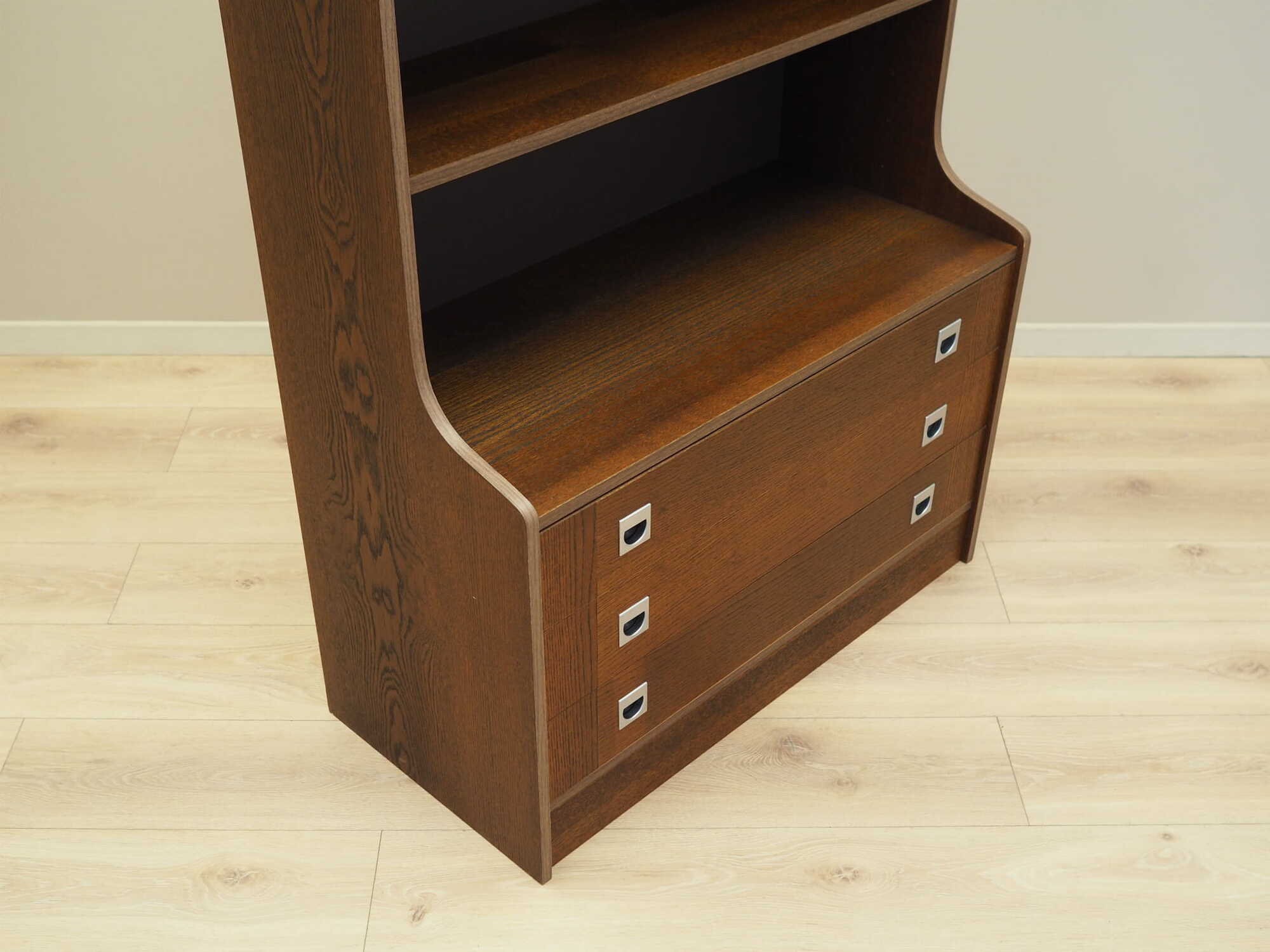 Bookshelf Wood Brown 1970s 5
