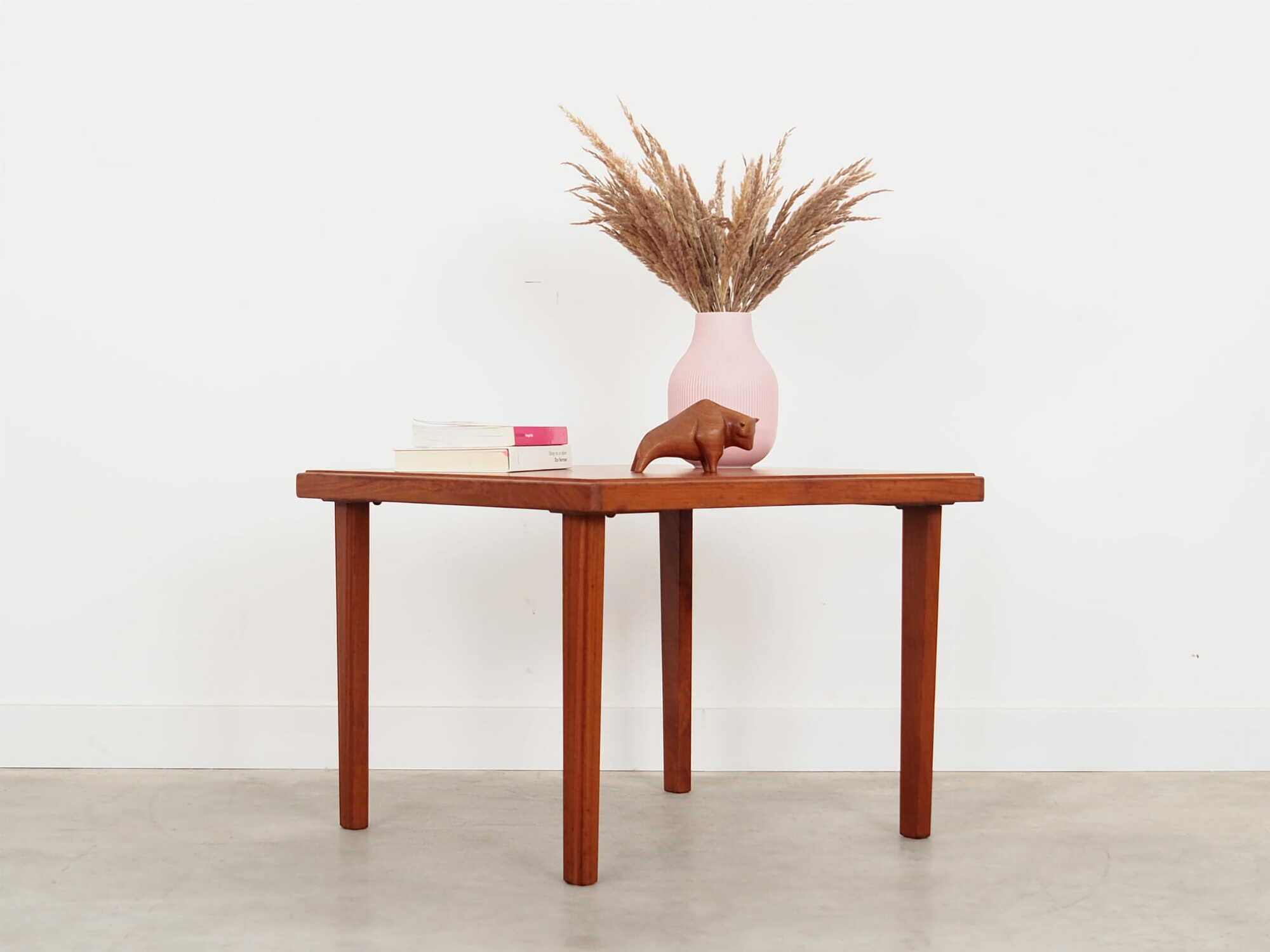 Vintage Tavolino Teak Marrone Anni '70 3