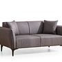 Belissimo 2-seater sofa dark grey 3
