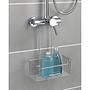 Thermostat-Dusch-Caddy Milo Edelstahl Silber Transparent 2