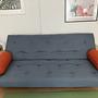 Baldar Schlafsofa Holz Blau 0