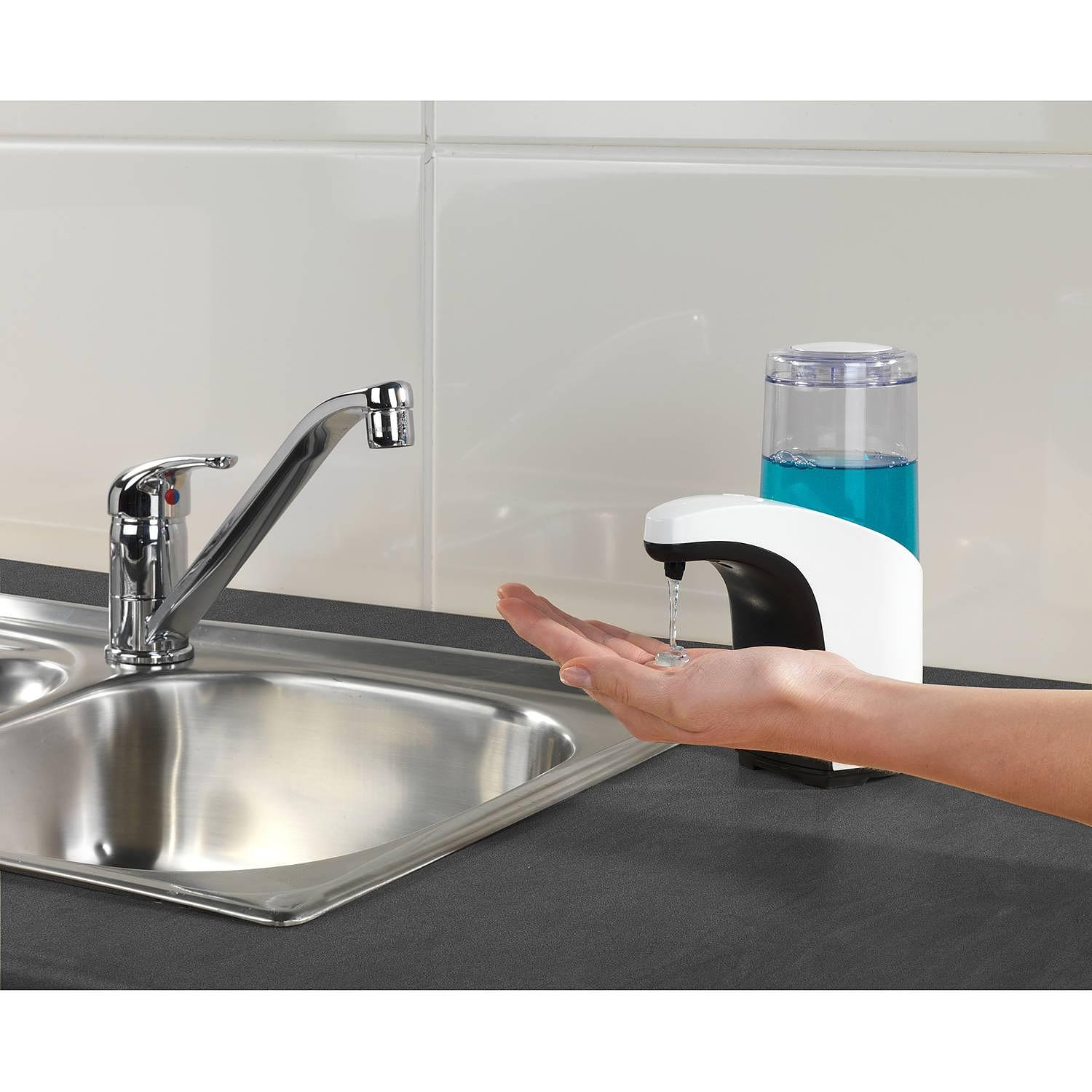 Sensor Soap Dispenser Butler Acrylic Glass White 2