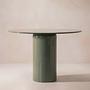 Clementin Side Table Metal Green 45x45 cm 0