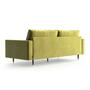 3-Sitzer-Sofa Aldo Samt Grün 3