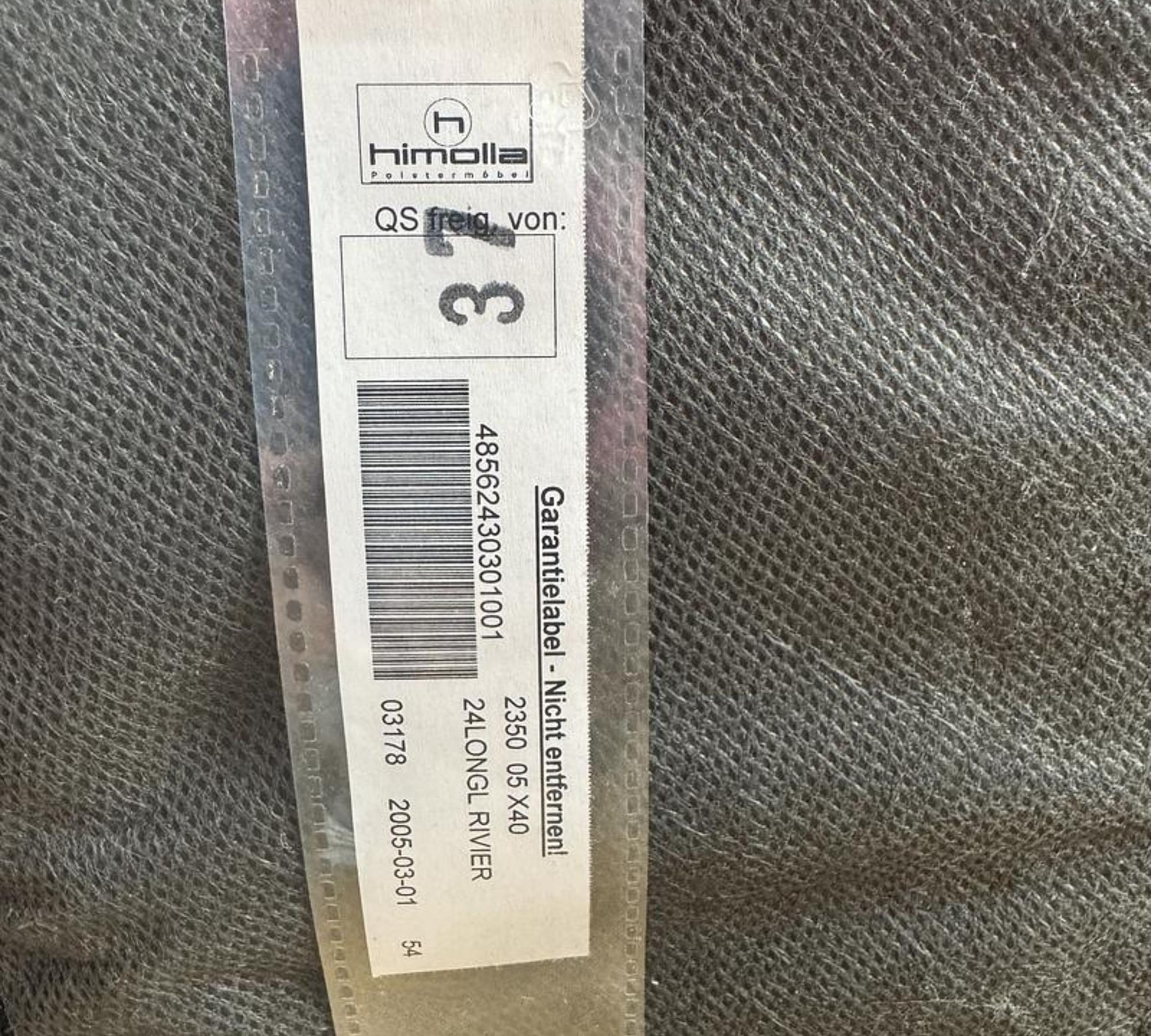 Vintage Sessel Leder Dunkelblau 3
