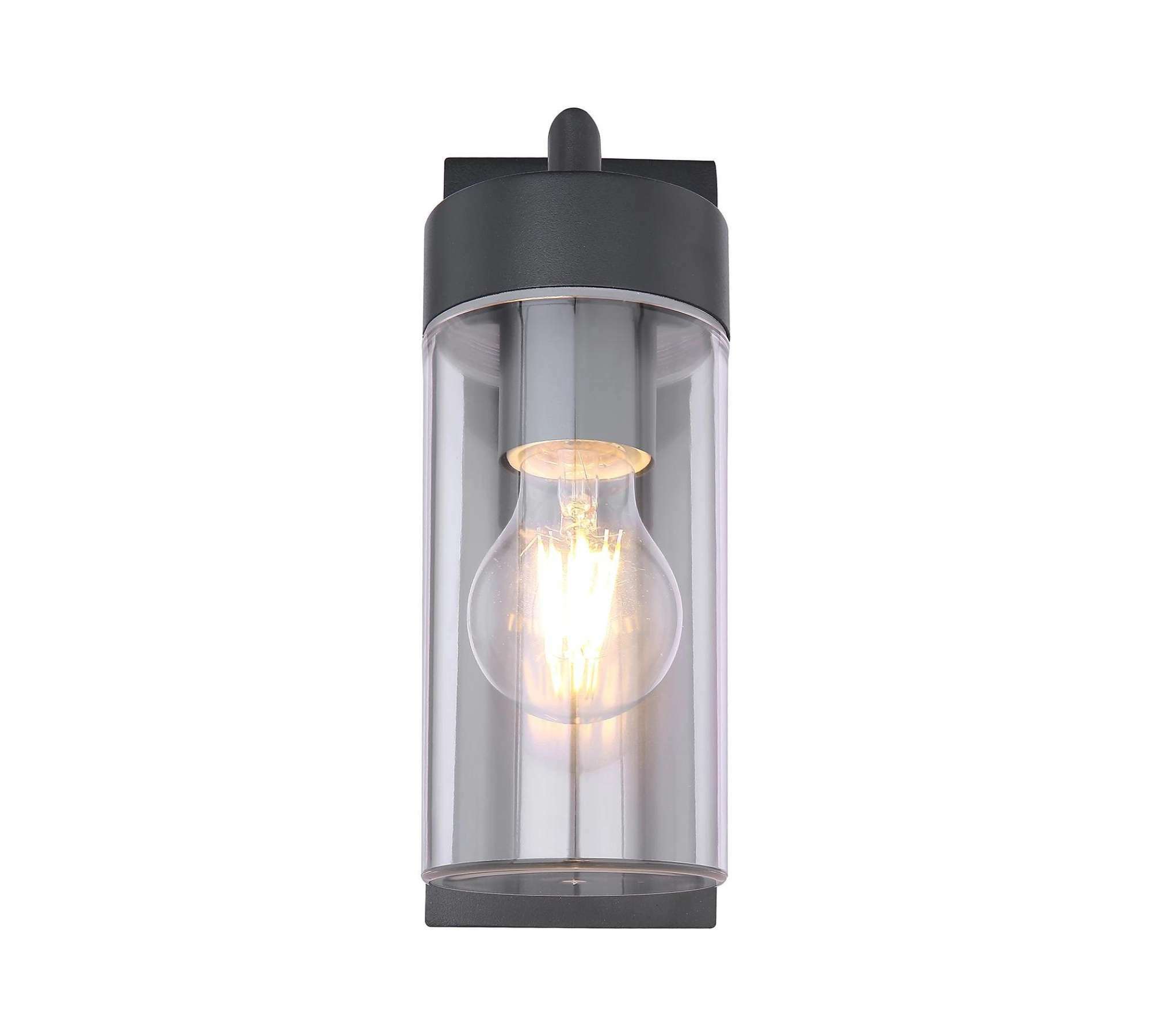 Wall light 1-bulb Metal Plastic Black 2