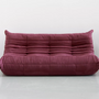 Togo Sofa 3-Sitzer Textil Fuchsia 1
