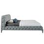 Polsterbett Textil Grau 6