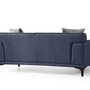 Modernes Sofa 2-Sitzer Blau 4