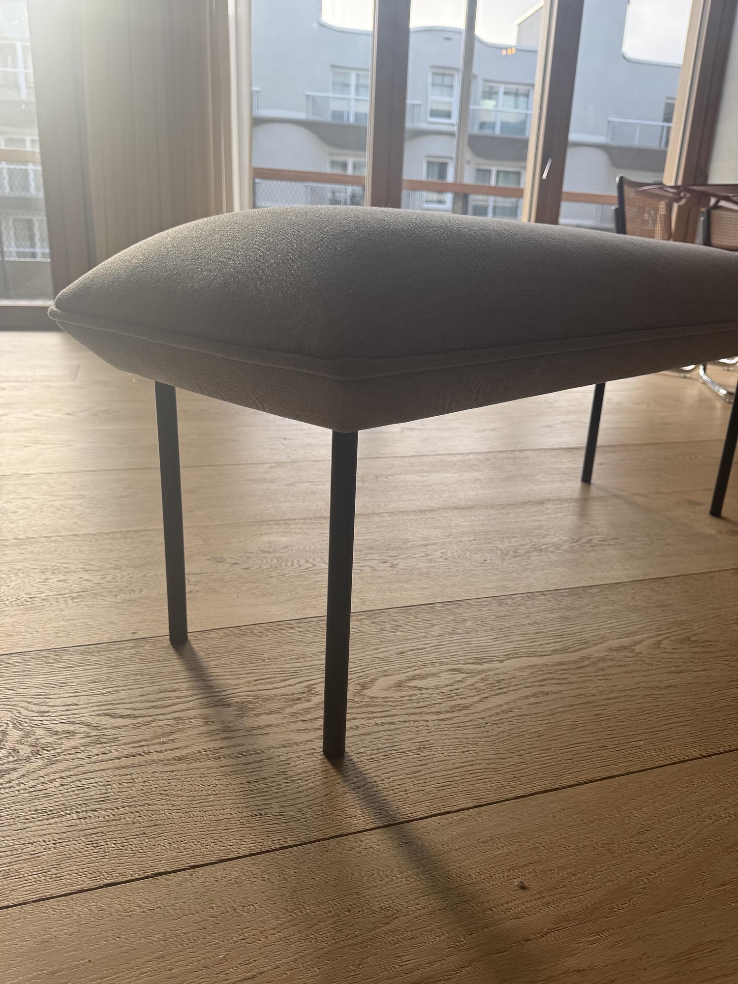 Makki Bank Wolle Grau 2