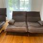 Edit Free Motion Sofa 3-Sitzer Leder Holz Braun 1