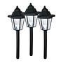 3x LED-Erdspieß Valennes Schwarz 0