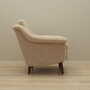 Vintage Sessel Textil Holz Beige 1970er Jahre 6