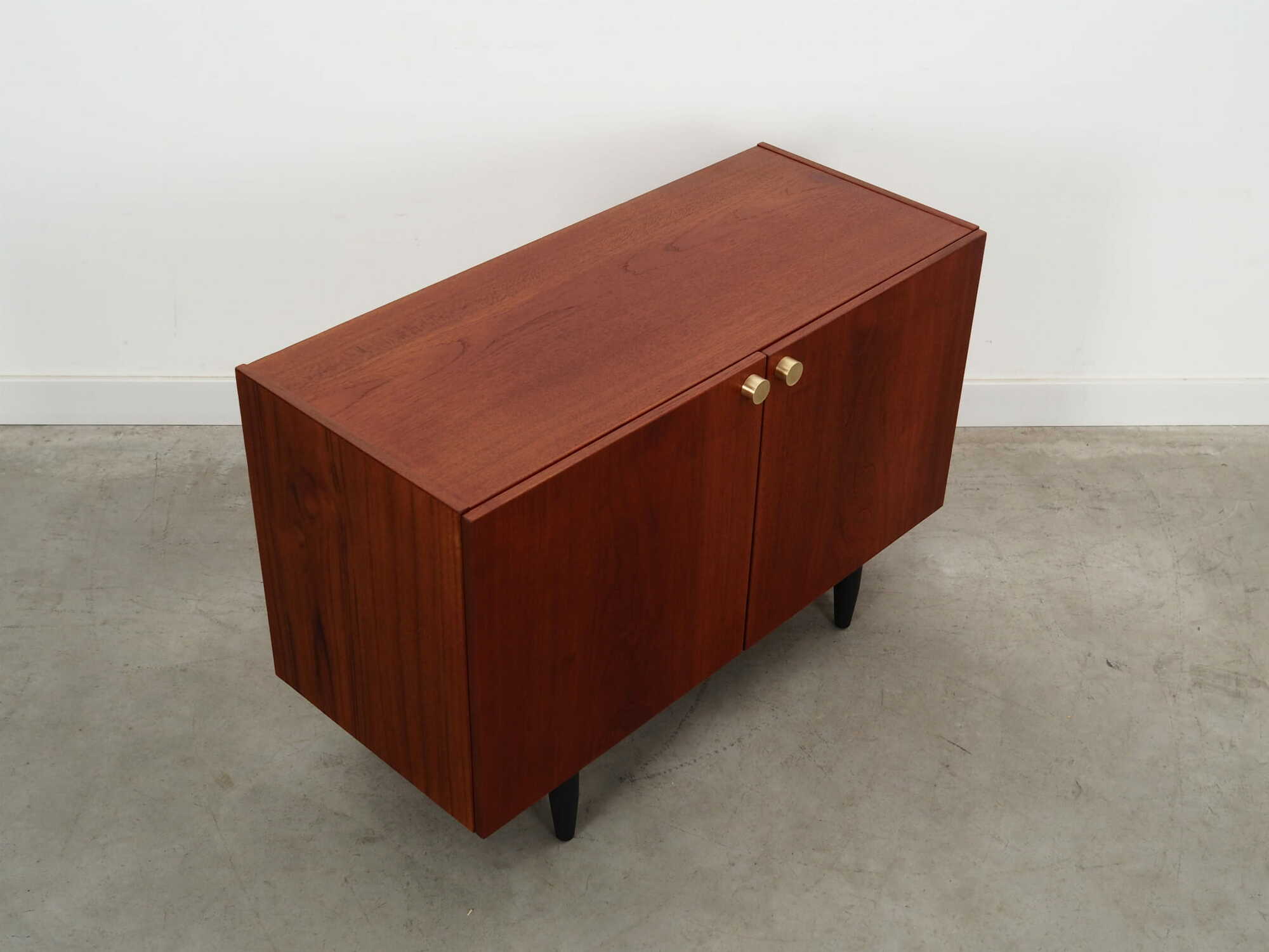 Vintage Schrank Teakholz Braun 1970er Jahre 5