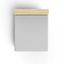 Fitted sheet Cotton Grey 100cm x 200cm 1