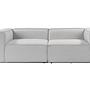 Fora 2-Sitzer Sofa Hellgrau 0