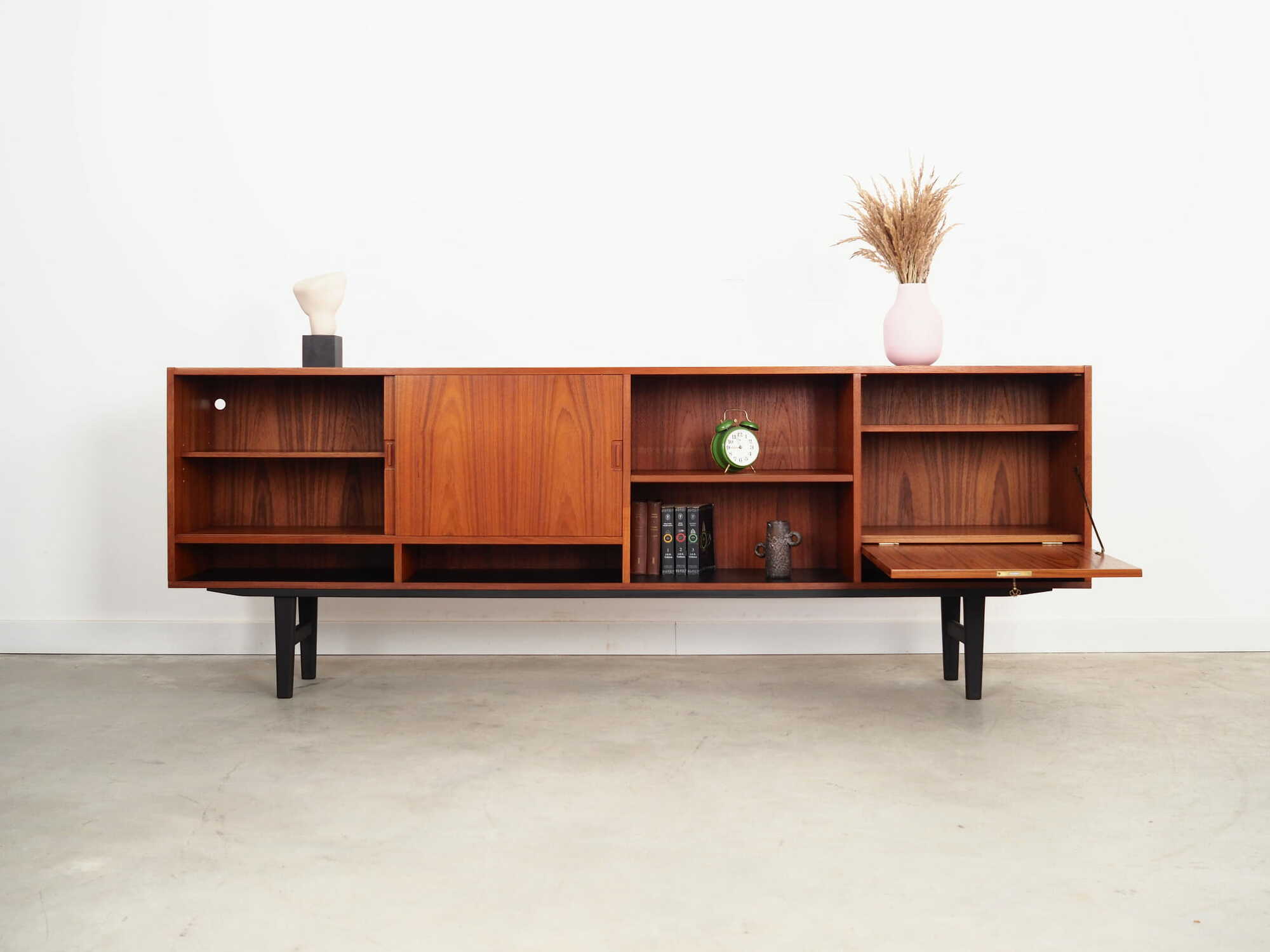 Vintage Sideboard Teakholz Braun 1970er Jahre 2