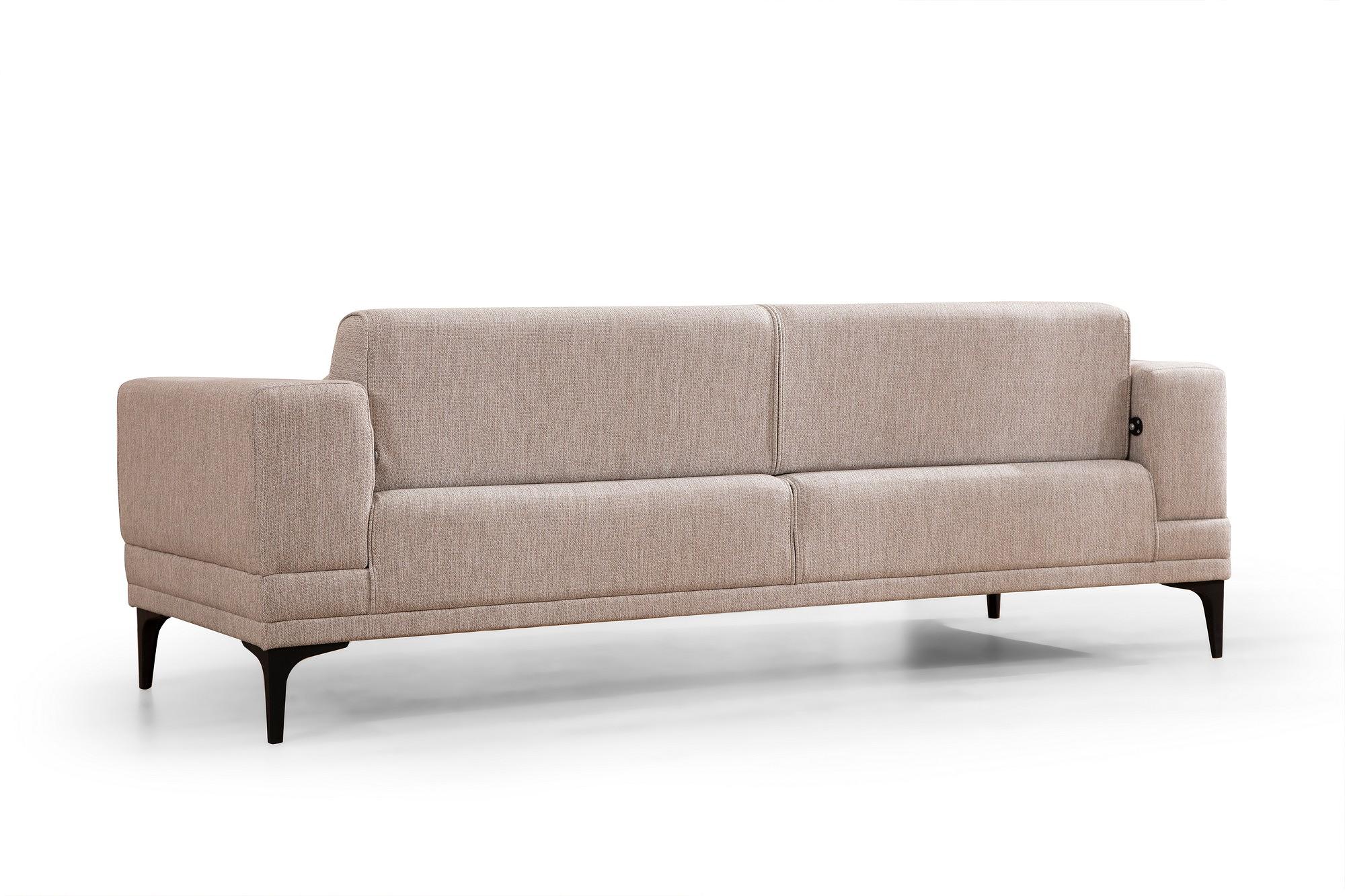Horizon 3-seater sofa light brown 7