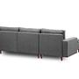 Lungo Ecksofa Dunkelgrau 8