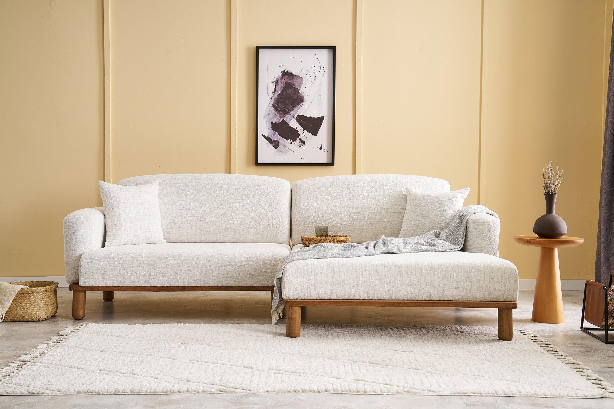 Rens Sofa Récamiere Rechts Creme 0