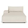 Daphne 1-seater chaise longue Left Moonlight Sand 1