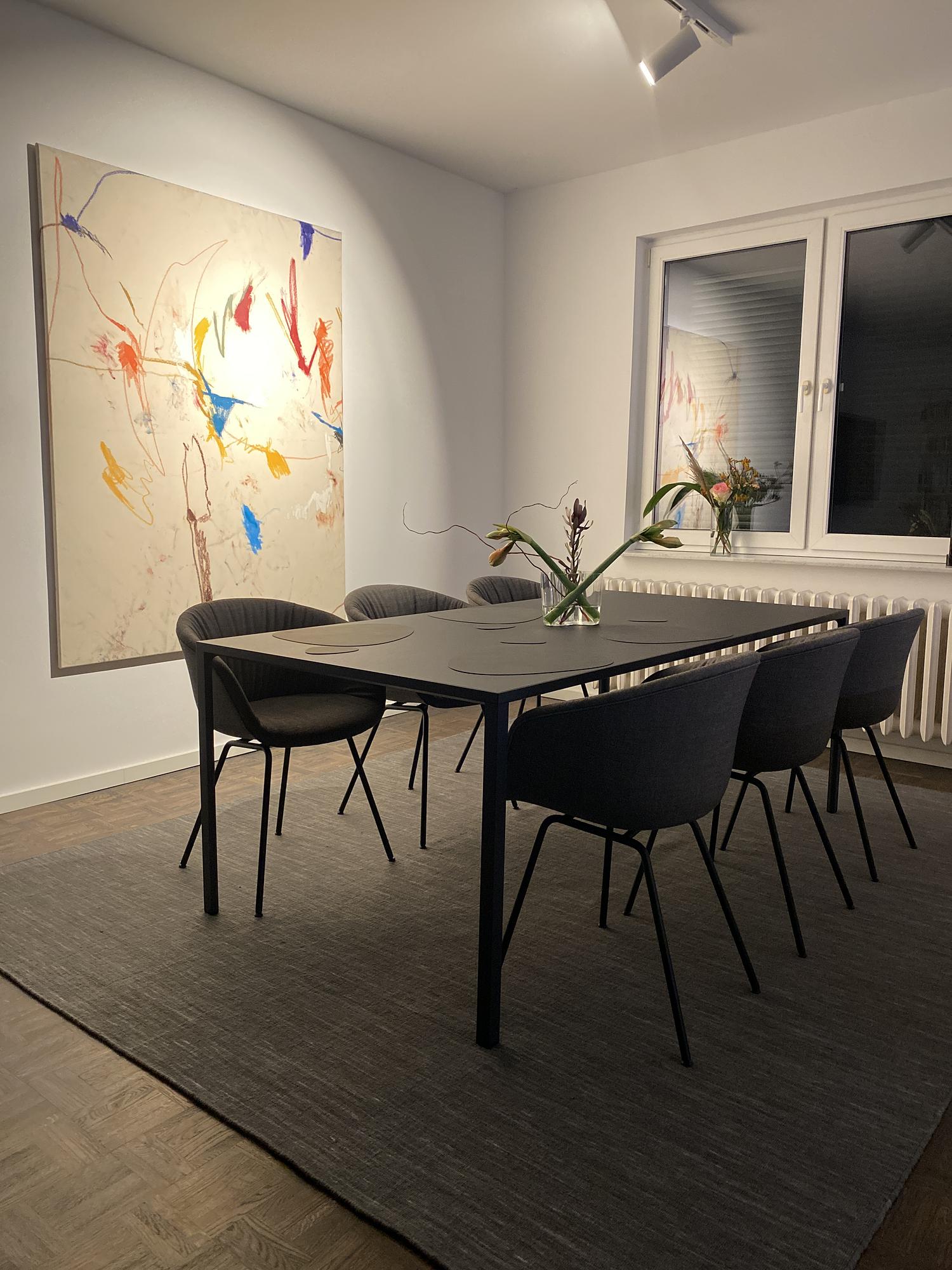 New Order Esstisch Aluminium Anthrazit 1