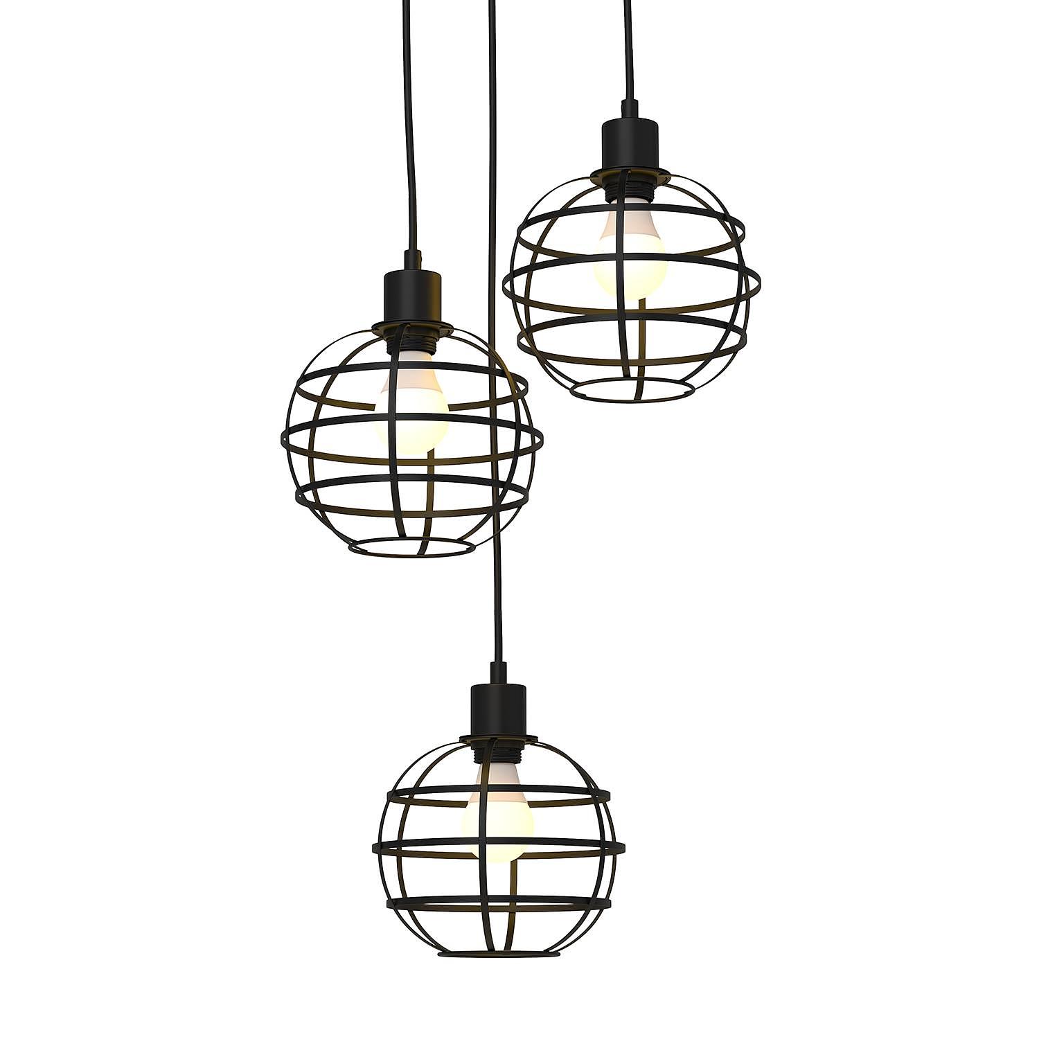 Le Vey II Pendant Lamp Iron 3-light 0