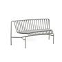 Palissade Park Dining Bench IN Auflage Grau 1
