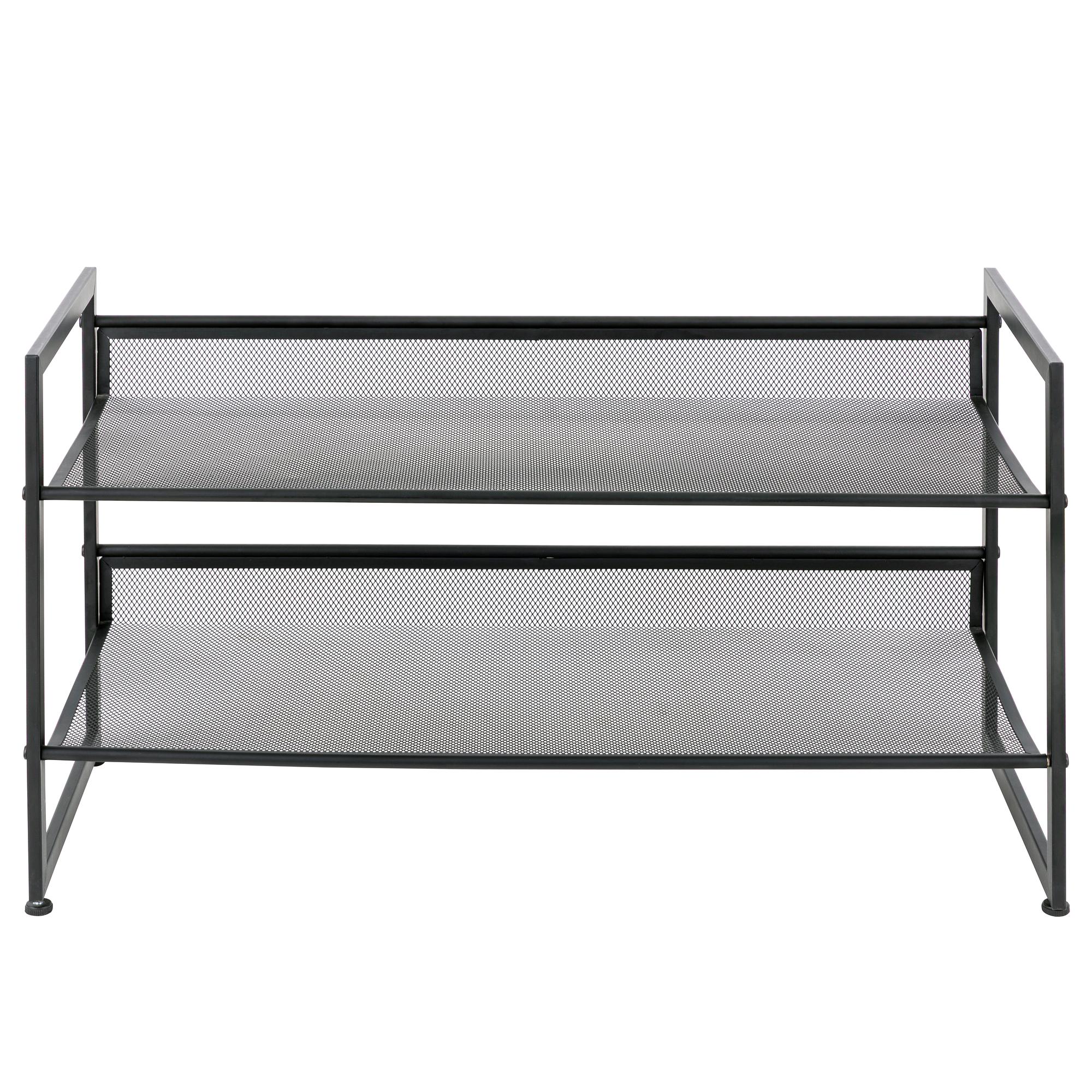 Tecnor Schuhregal Metall Schwarz 1