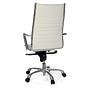 PARIBA III Swivel office chair with casters Faux leather White 6