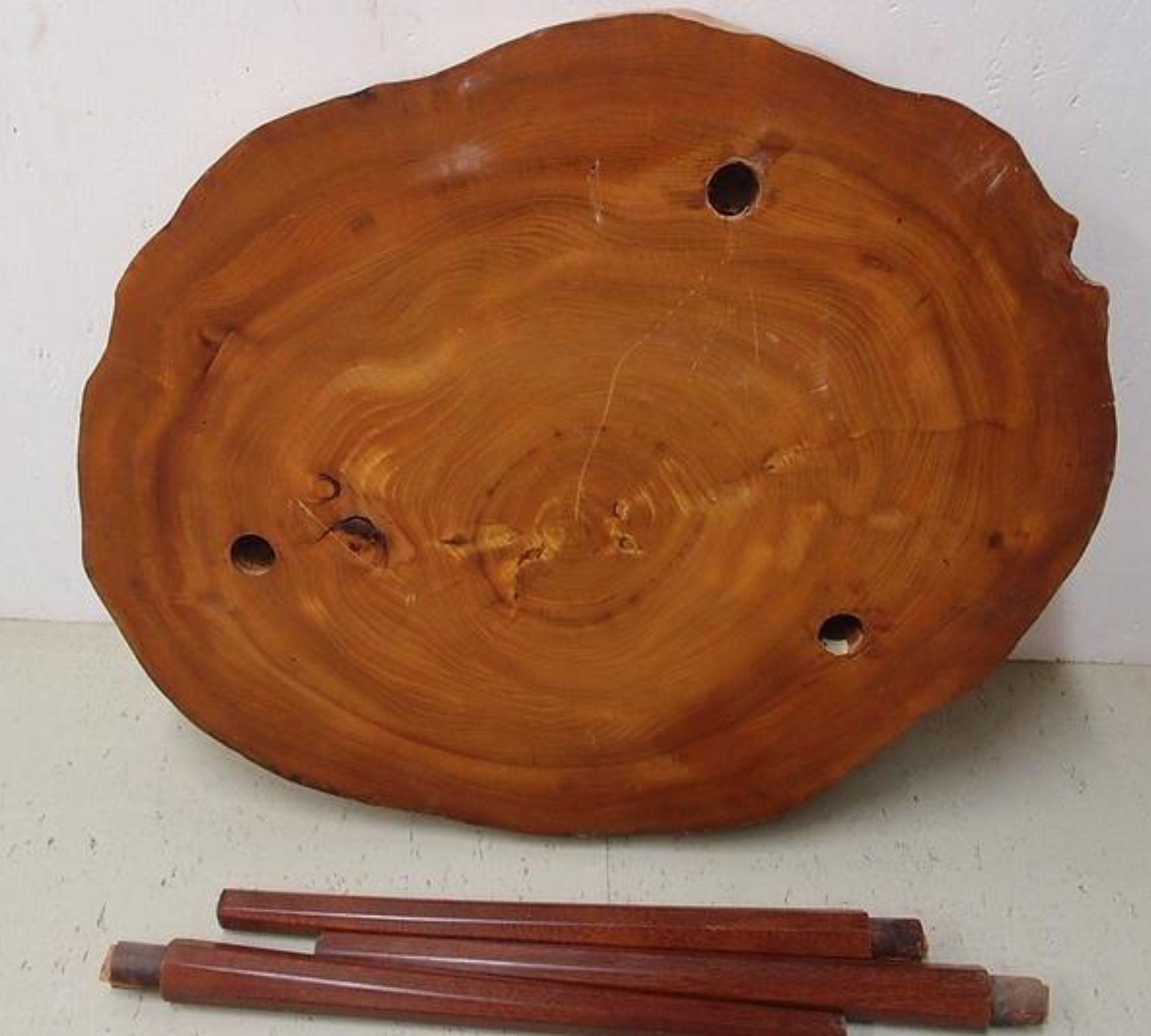 Beistelltisch Holz Braun 3