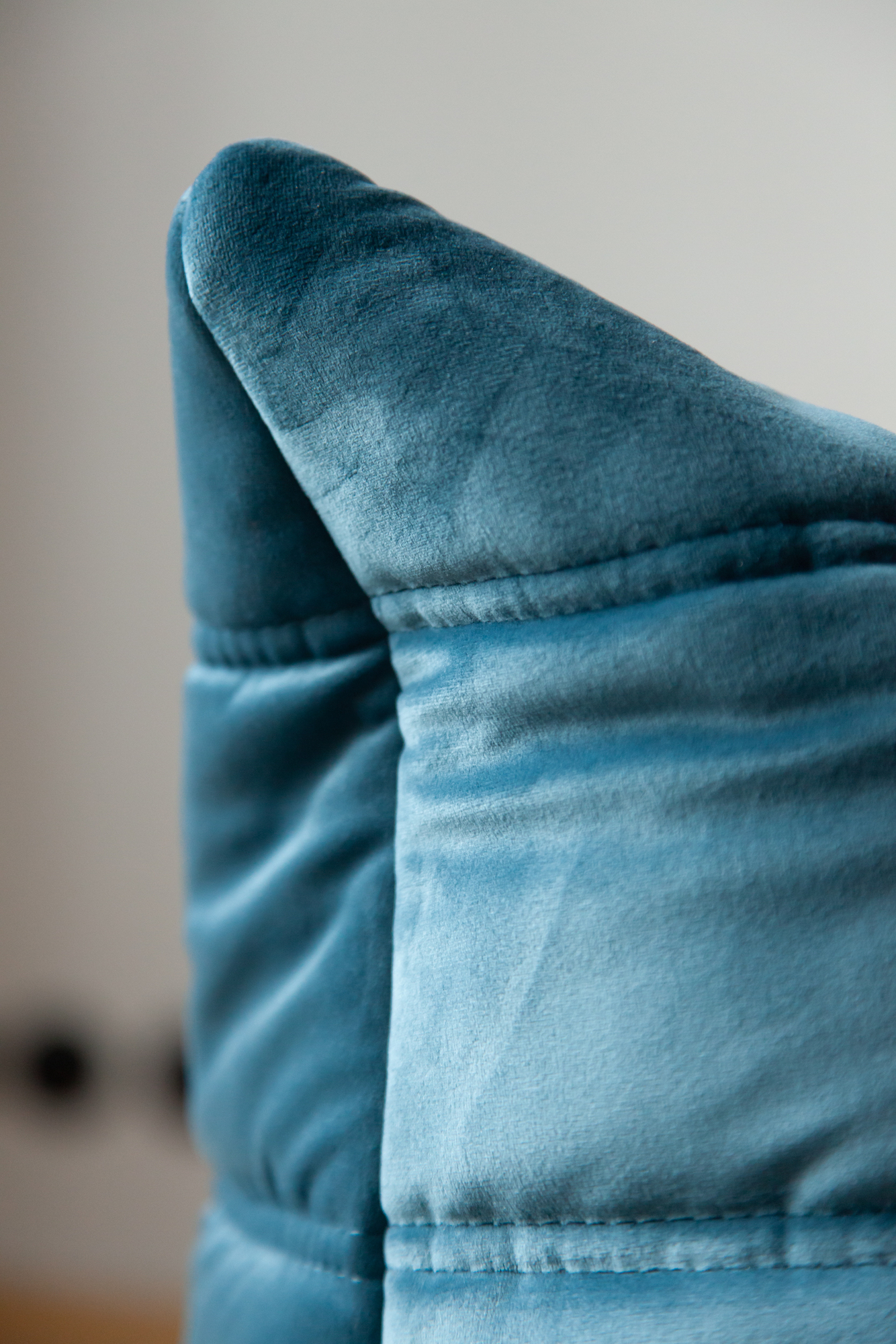 Togo Poltrona Velluto Blu Mare 9