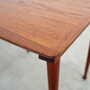 Tavolino vintage in teak marrone anni '70 8