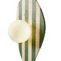 Traver Wall Lamp Travertine Green 3