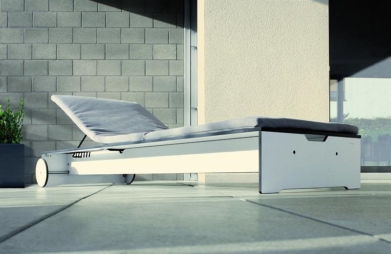 Auflage für Riva Liege Grau 2