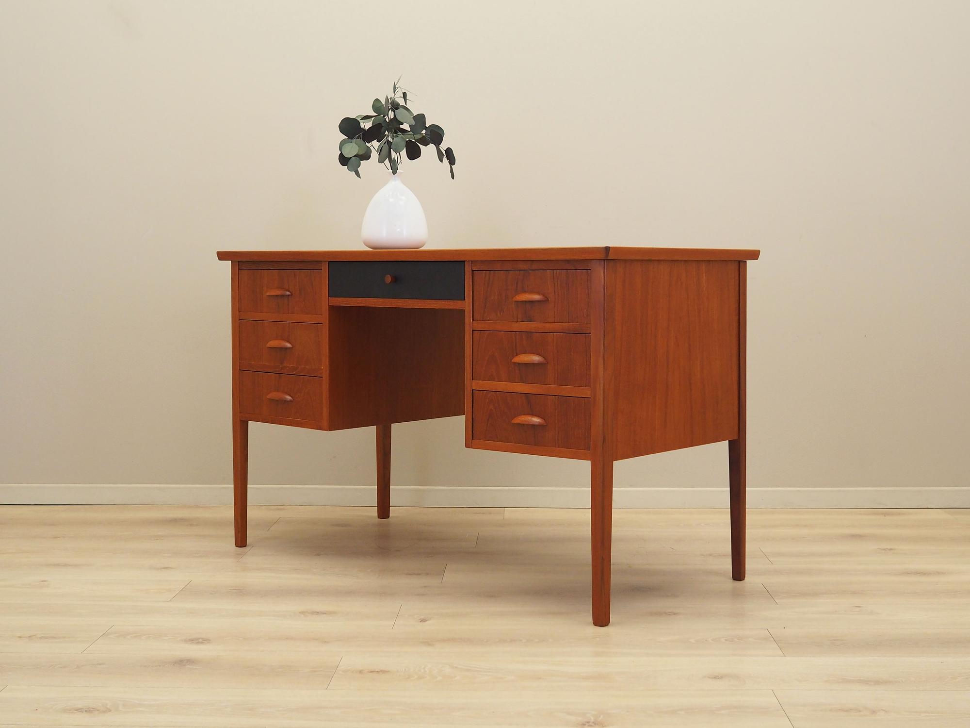 Schreibtisch Teakholz 1970er Jahre 2