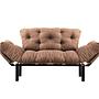 Nitta Divano letto 2 posti Marrone chiaro 0