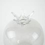 Glass vase pomegranate shape 1970s 4