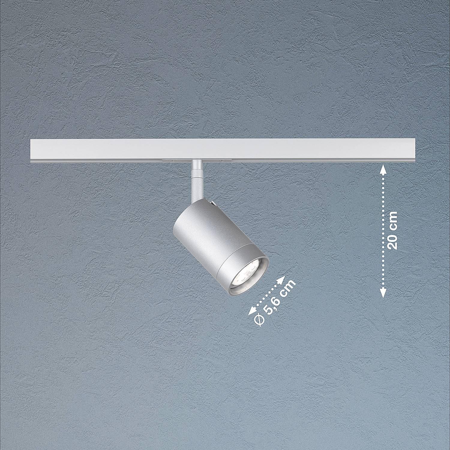 Ceiling spotlight HV-Track 6 Silver 1