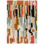 Zagora Geo Shaggy Teppich Wolle 120x170cm 0