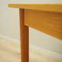 Vintage table ash wood brown 1960s 8