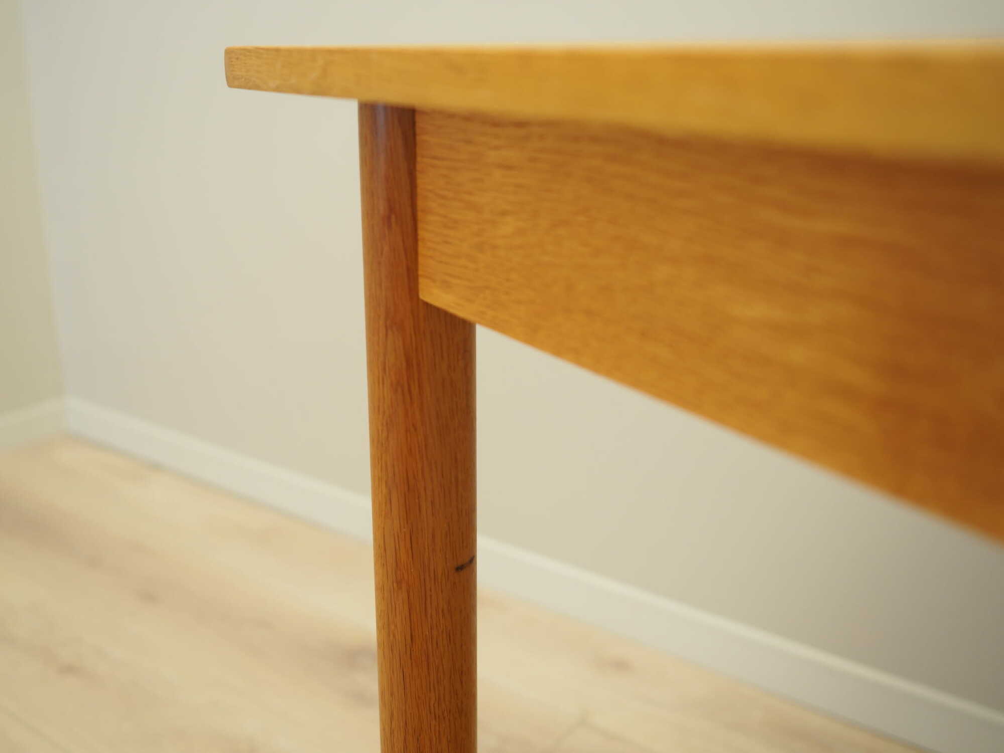 Vintage table ash wood brown 1960s 8